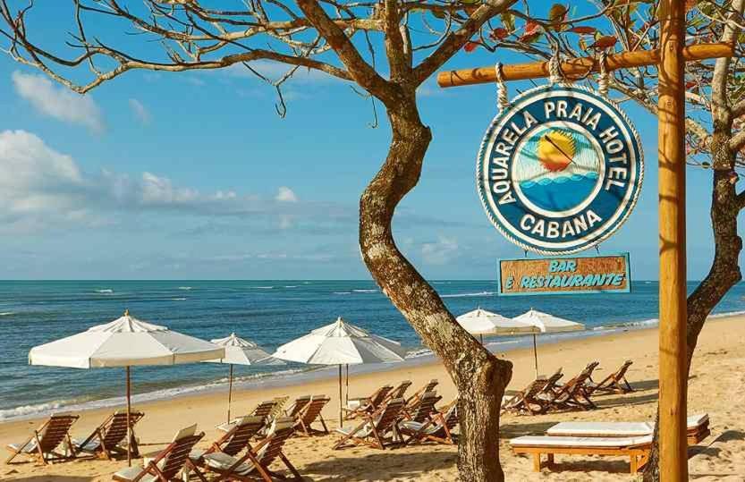Aquarela Praia Hotel Porto Seguro Buitenkant foto